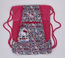 New Sanrio HELLO KITTY Multi-colored 45th Anniversary Jujube Drawstring Backpack picture