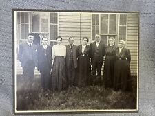 Antique Family Photo 8x10 Early 1900’s picture