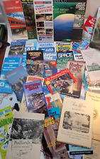 Lot 65 Vintage Highway Road Maps City Tourist Attractions Brochures 1970s-2000s picture