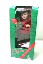 Vintage 16” Holiday Figure Plays Christmas Tunes Arms & Head Move Posable Arms picture