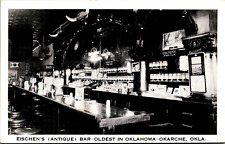 Vintage Postcard Eischen's Bar Oldest in Oklahoma Okarche, Oklahoma c. 1950s picture