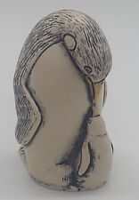Vintage scrimshaw style PENGUIN figurine made in Great Britain picture