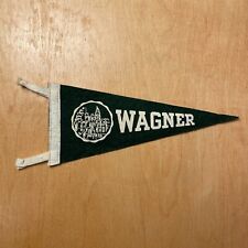 Vintage 1950s Wagner College 4x9 Felt Pennant Flag picture