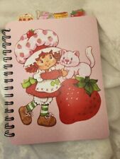 Strawberry Shortcake Notebook Stationary Valentine * NEW * RARE Vintage Style picture