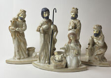 Nativity Candle Holder by Christian Book Distributors 3 Pc Christmas For Tapers picture