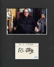 RL R. L. Stine Fear Street Goosebumps Author Signed Autograph Photo Display JSA picture
