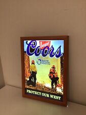 Coors Light Banquet Protect Our West Wildland Firefighter Foundation LED sign picture