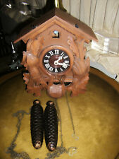 VINTAGE REGULA MECHANICAL CUCKOO CLOCK MADE IN GERMANY COLLECTABLE BEAUTIFUL    picture