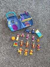 Vintage 1998 Disney Winne the Pooh Honey Pot Carry Around Play Set and Figures picture
