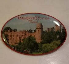 Vintage Warwick Castle Tourist Travel Souvenir Collector Pin Pinback-England UK picture