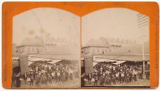 LOUISIANA SV - New Orleans - French Market - GF Mugnier 1880s RARE picture