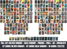 2022 DC Comics BATMAN Cards Full Set 212/212 PERU Official GOLD + SILVER CARDS picture