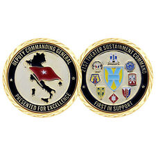 Brigadier General 21st TSC Challenge Coin picture