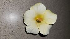 Vintage Napoleon Porcelain Yellow Hibiscus Flower Made In Italy picture