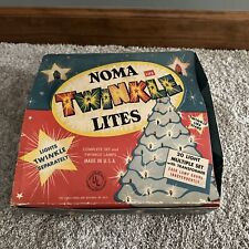 Vintage Noma Twinkle Lites 20 Light Multiple Set with Tansformer Cat #3190 picture