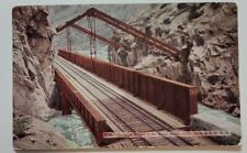 Vintage Postcard 1907-1915 Hanging Bridge Royal Gorge D & G R.R. Colorado picture