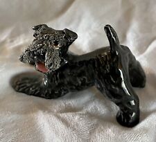 RARE Vintage Jane Callender Kerry Blue Terrier Handmade Porcelain Figurine picture