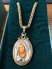 The Vatican Library Collection Pendant of the Virgin Mary and 24 Inch Chain picture