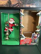 Vintage Mr. Christmas Santa Light Animated Tree Top Topper Holiday 1994 *Read* picture