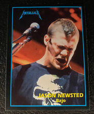 Metallica 1994 Ultra Figus International Rock Cards Trading Jason Newsted #17 picture