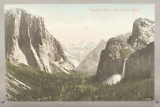 Yosemite Valley From Artist Point 1907 Chromolithograph Postcard STUNNING UNUSED picture