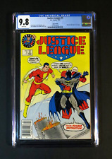 JUSTICE LEAGUE #3 CGC 9.8 NM/MT RARE Superman Logo Test Variant Batman DC 1987 picture
