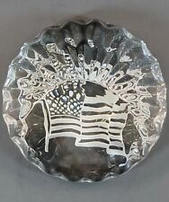 Clear Cut Crystal Etched American Flag Dome Shaped Patriotic Paperweight 3