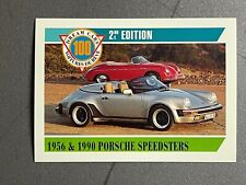 1956 & 1990 Porsche Speedsters, Dream Cars 2nd Edition Trading Card RARE #42 picture