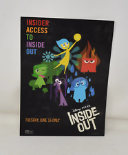 Inside Out Disney Pixar Promo Poster 9 x 13 picture