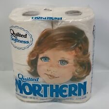 Vintage 80’s Quilted Northern White Toilet Paper 4-pack Sealed NEW TV Movie Prop picture