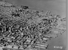 6Q Photograph RPPC Postcard Ariel View San Francisco California 1940-50's picture