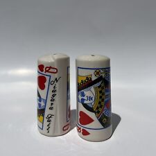 Niagara Falls Playing Cards Queens Salt & Pepper Shakers picture