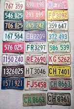 1953 - 1978 Illinois Roadkill Car Truck 26 License Plates Scratch Dent Bent picture