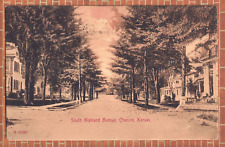 Antique Postcard Mailed 1908 South Highland Avenue Chanute Kansas picture