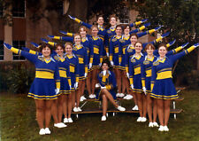 Vintage Girls Cheerleading Spirit Team  1970's / 80's-Original-Snapshot picture
