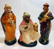 VTG GERMANY Nativity Putz Composition Wise Men 3 Kings Caspar Melchior Balthasar picture