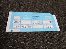 Vintage British Airways Collectible Club Boarding Pass 1980s Used  picture