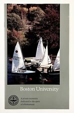1988 Boston University Massachusetts Vintage Ad Brochure Majors Programs Campus picture