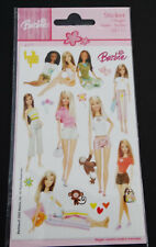 Promotional Stickers Barbie Mode-Puppen Mattel 2005 Pack With 3 Kleber-Bögen picture