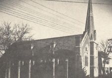 Vintage Postcard Tivoli Methodist Church Building Street Houses New York NY picture