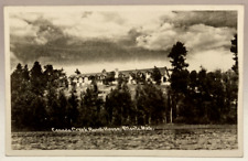1947 RPPC Canada Creek, Ranch House, Atlanta, Michigan MI Postcard picture
