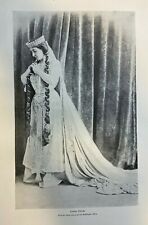 1896 Vintage Illustration Opera Prima Donna Emma Eames picture
