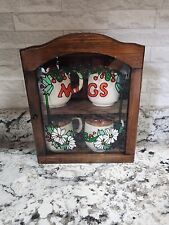 Vintage Floral Stainedglass Mug Hutch picture