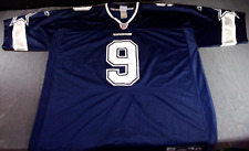 NFL REEBOK DALLAS COWBOYS FOOTBALL TEAM TONY ROMO #9 BLUE JERSEY SHIRT 2XL picture