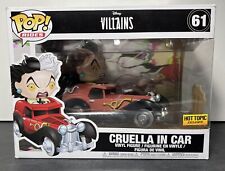 Funko Pop Rides: Disney Villains Cruella In Car #61 Hot Topic Exclusive Vinyl picture