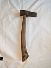 ANTIQUE Vintage CHAMPION Masonry Brick Layer's Hammer w/ Long Wood Handle 2 lb. picture