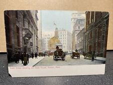 State Street Showing Old State House, Boston, Massachusetts Postcard picture