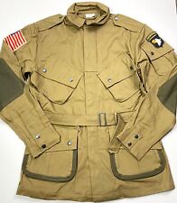 WWII US AIRBORNE PARATROOPER M1942 RIGGER REINFORCED JUMP JACKET-SMALL 38R picture