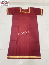 Medieval Red Costumes Thick Padded Half Sleeveless Cotton Roman Costume picture