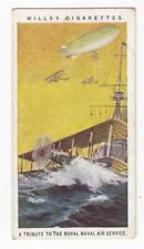 ROYAL NAVAL AIR SERVICE Vintage 1917 BRITISH WORLD WAR 1 WW I TRIBUTE CARD picture